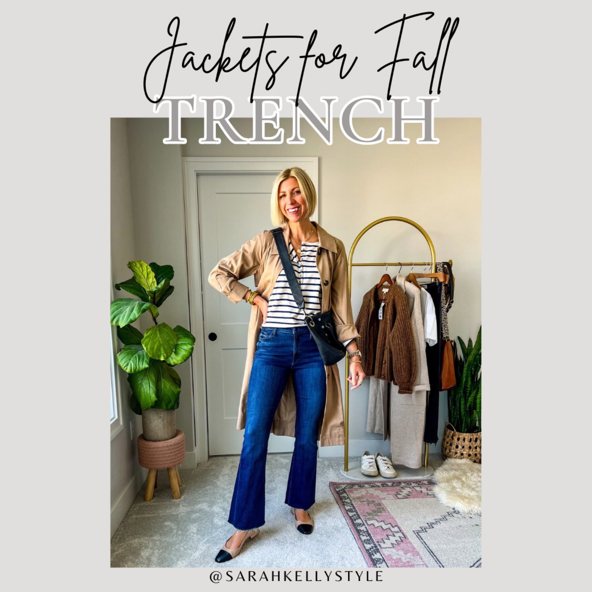 Jackets for fall, Trench coat, ways to wear, fall style, Sarah Kelly style 

#LTKstyletip #LTKSeasonal #LTKover40