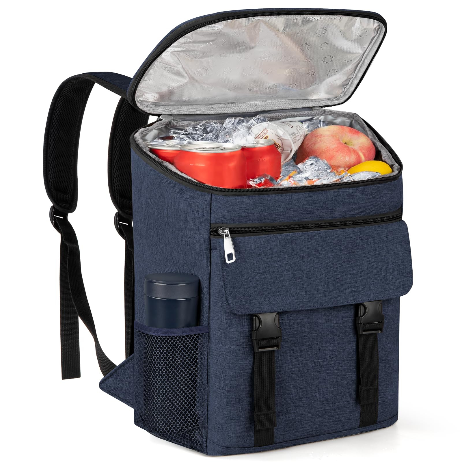 Cooler Backpack Soft Insulated Leak Proof 30 Cans Insulated Backpack Cooler Portable Picnic Campi... | Amazon (US)