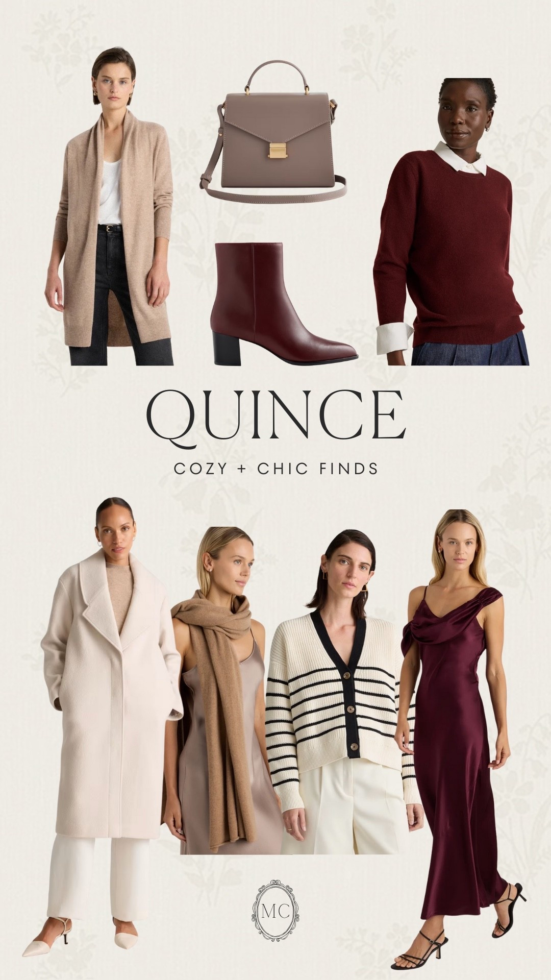 Cozy + chic Quince finds for fall 🤍 Linking everything on LTK! #QuinceFinds #QuinceStyle #CozyChic #FallFashionFinds #LTKFallFashion #LTKStyle #LTKFinds #FallOutfitInspo #EverydayStyle #ElevatedBasics

#LTKSeasonal #LTKHoliday #LTKStyleTip