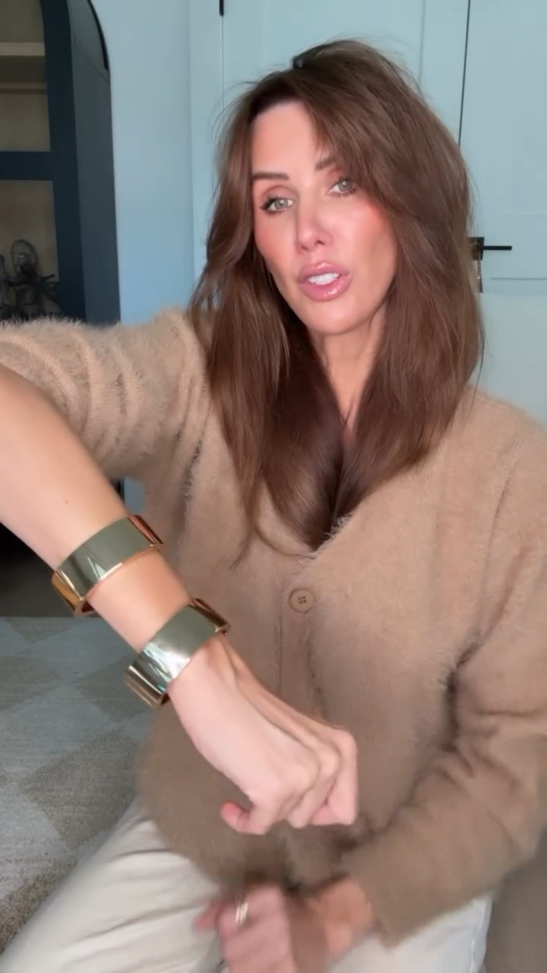 beautiful gold bangles + earring // any woman would love 

#LTKGiftGuide #LTKHoliday