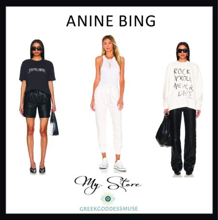 Anine Bing is my go-to brand for the modern woman who wants to look effortlessly chic.  Their focus on timeless, yet edgy pieces makes it easy to build a wardrobe that will last.

Whether you're looking for everyday essentials or statement pieces, Anine Bing has something for you. 

With its focus on quality and craftsmanship, you can be sure you're investing in pieces that will stay in your wardrobe for years to come.

What are your favorite Anine Bing pieces?

#LTKshoecrush #LTKGiftGuide #LTKstyletip