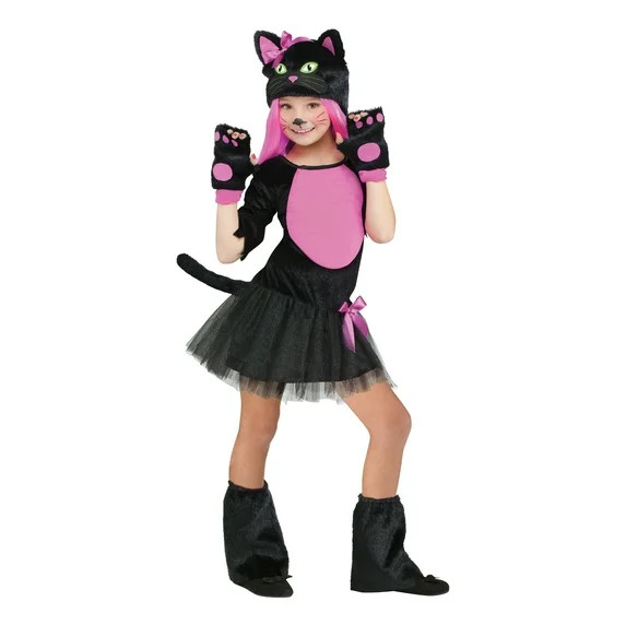 Miss Kitty Halloween Costume for Children, Girls' Size XS (4/5), by Way to Celebrate | Walmart (US)