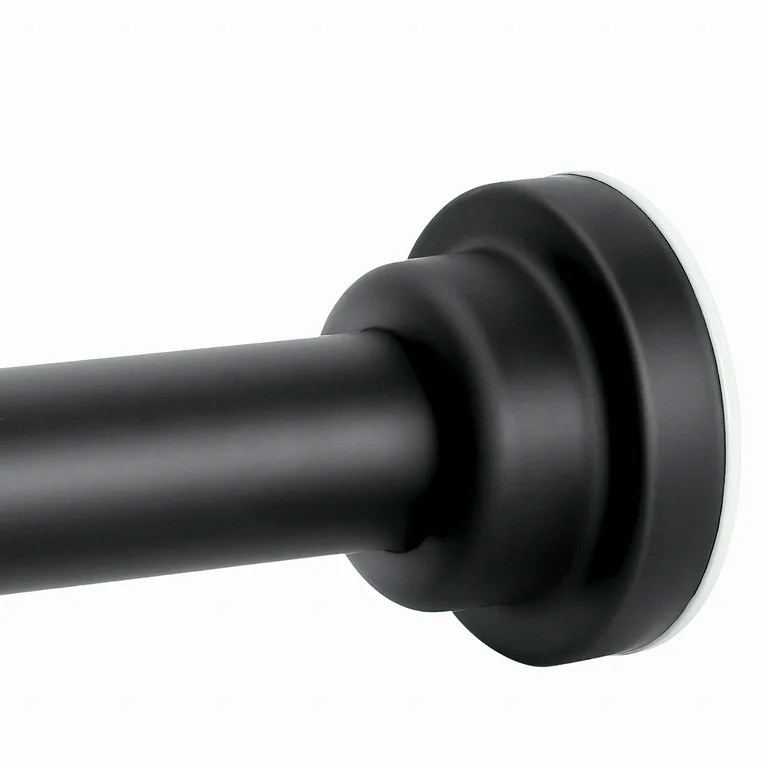 Ktinnead Shower Curtain Rod 43-72 inches Matte Black, Never Rust and Non-Fall Down Spring Tension... | Walmart (US)