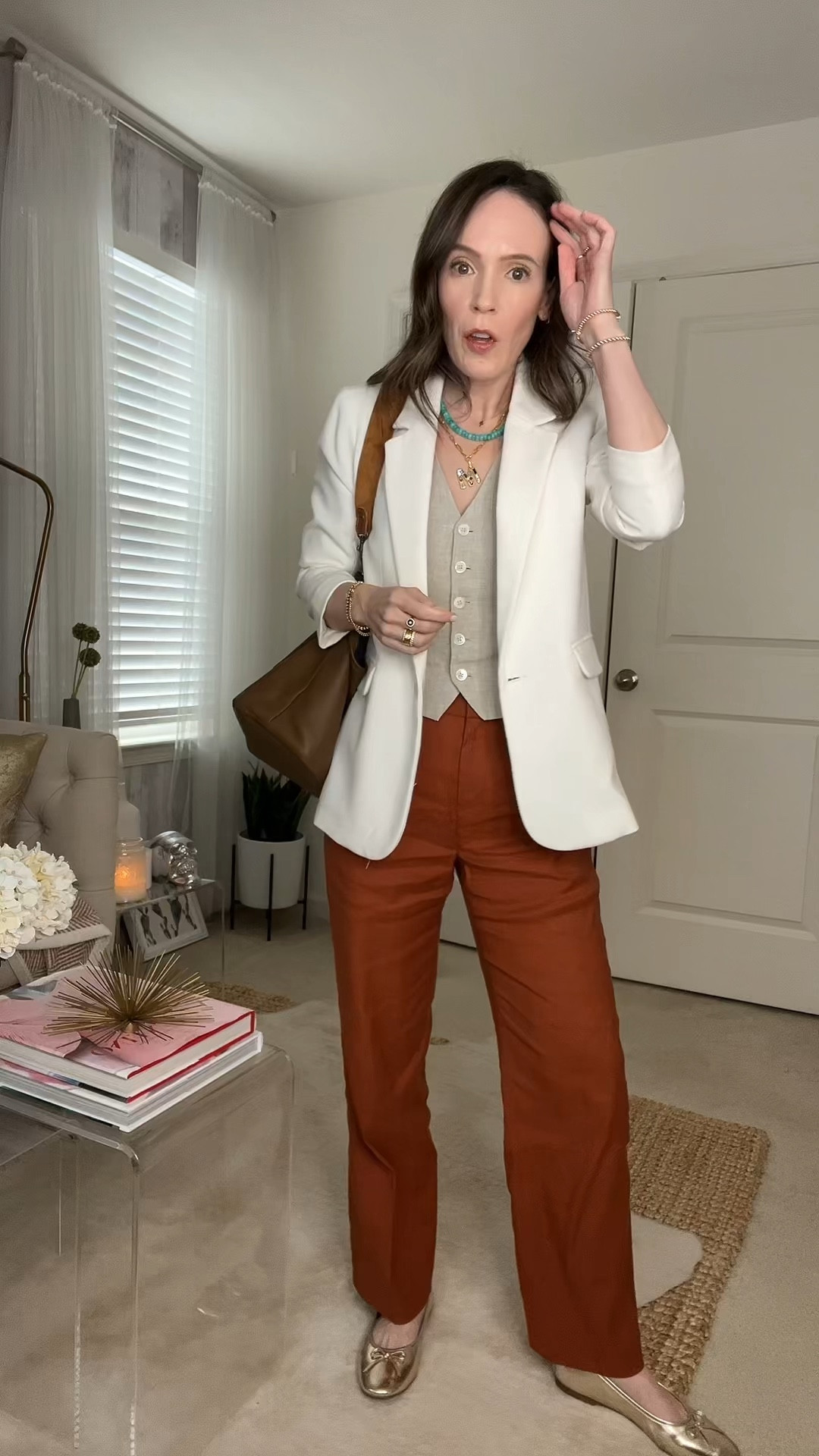 A great summer to fall transition outfit for the workplace 

#LTKOver40 #LTKWorkwear