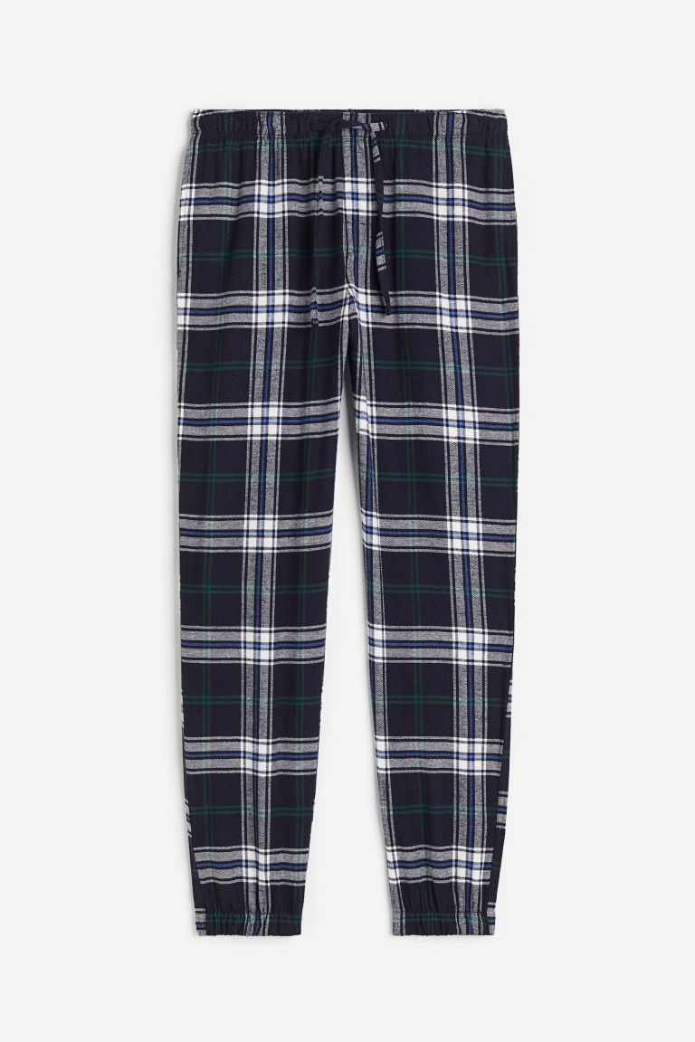 Pyjamahose Regular Fit - Dunkelblau/Kariert - Men | H&M AT | H&M (DE, AT, CH, NL, FI)
