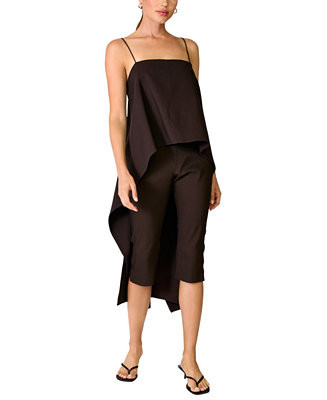 Women's Square Neck Sleeveless Top | Macy's