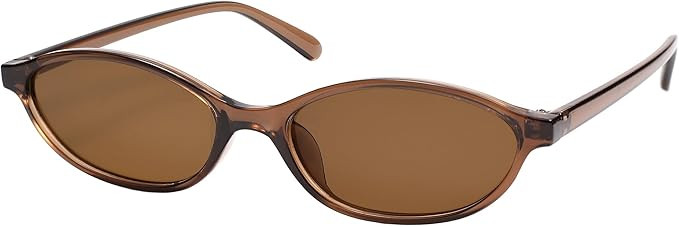 Retro Oval Small Sunglasses for Women 90s Trendy Narrow UV Protection Y2k Trendy Sunnies Shades S... | Amazon (US)