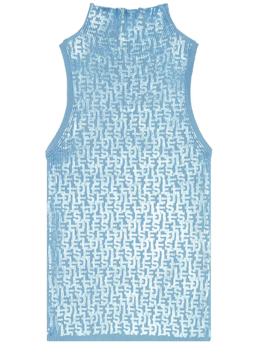 Diesel Egeo metallic-finish Sleeveless Top - Farfetch | Farfetch Global