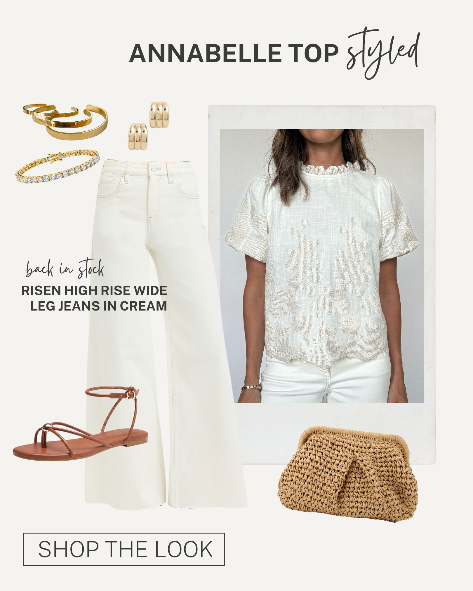 Annabelle Top from Teddy + Rose styled for Summer 

 #LTKdayinmylife #LTKgrwm #LTKootd