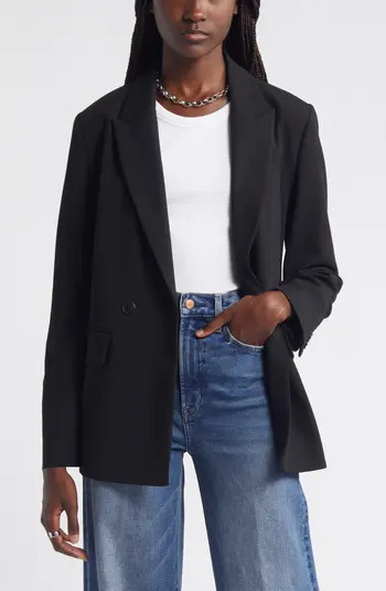 Double Breasted Peak Lapel Blazer | Nordstrom