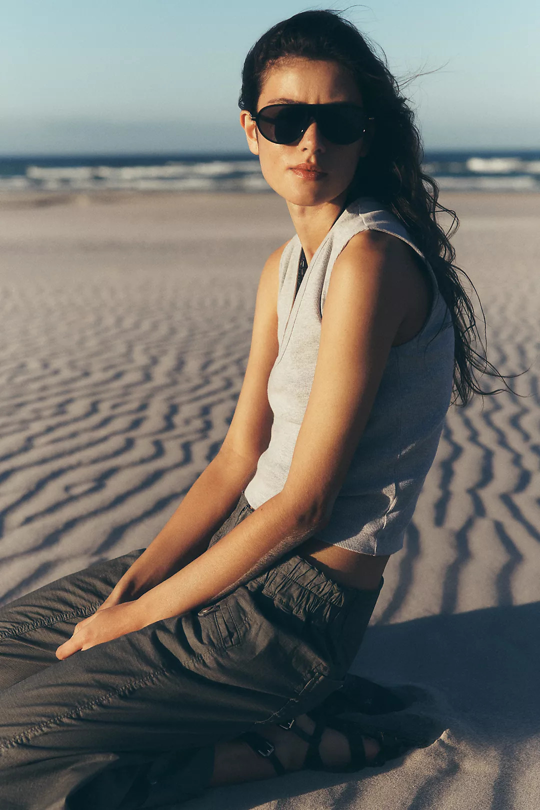 I-SEA Small Aviator Sunglasses | Anthropologie (US)