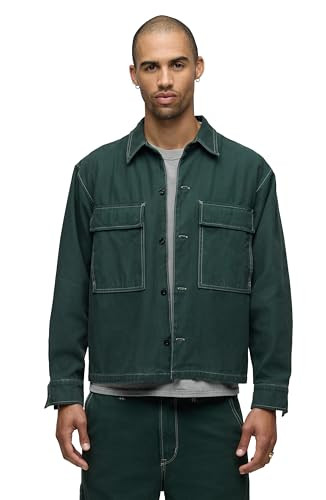 HUDSON Men's Shirt Jacket, Smoke Pine | Amazon (US)