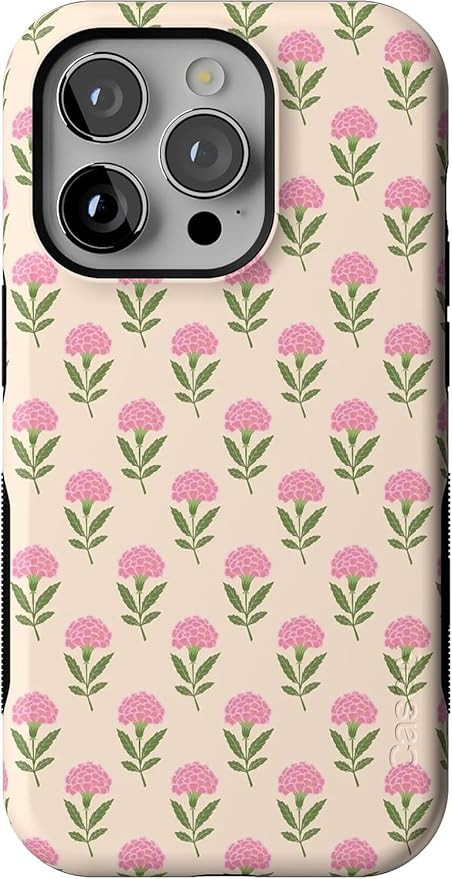 Casely iPhone 14 Pro Case | Jenna's Flowers | Fun on Weekdays | Compatible with MagSafe | Bold Pr... | Amazon (US)