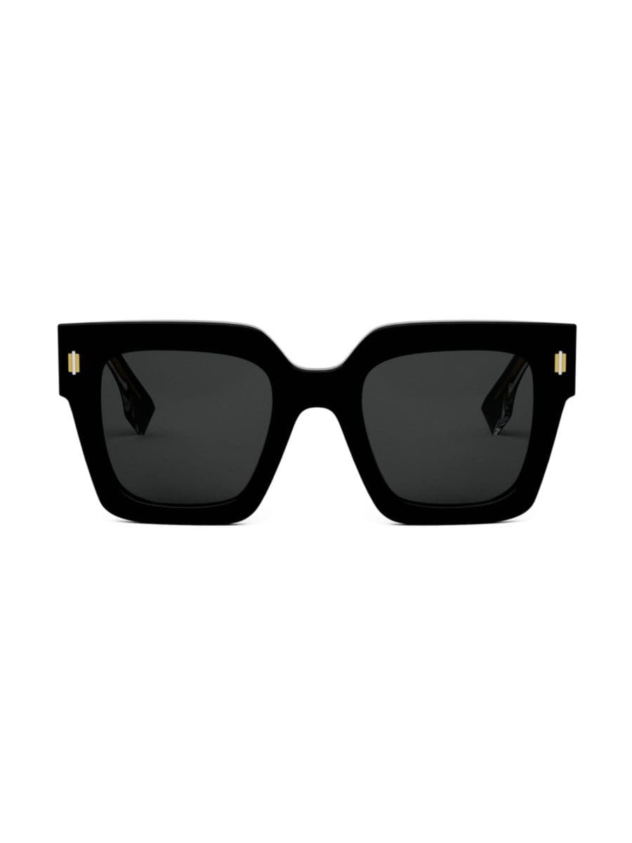 Fendi Roma 50MM Square Sunglasses | Saks Fifth Avenue
