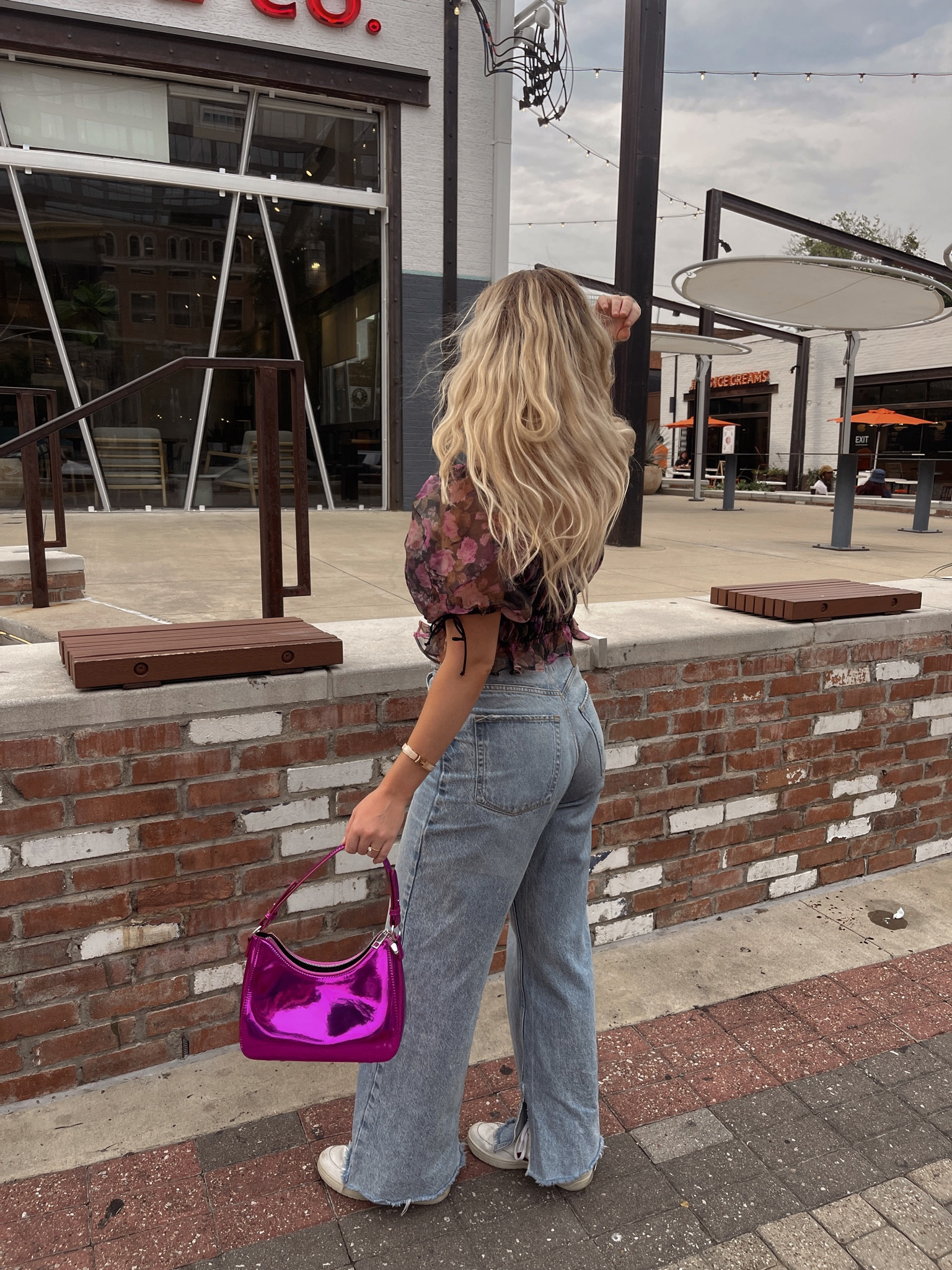 Pink Crinkle Shoulder Bag curated on LTK