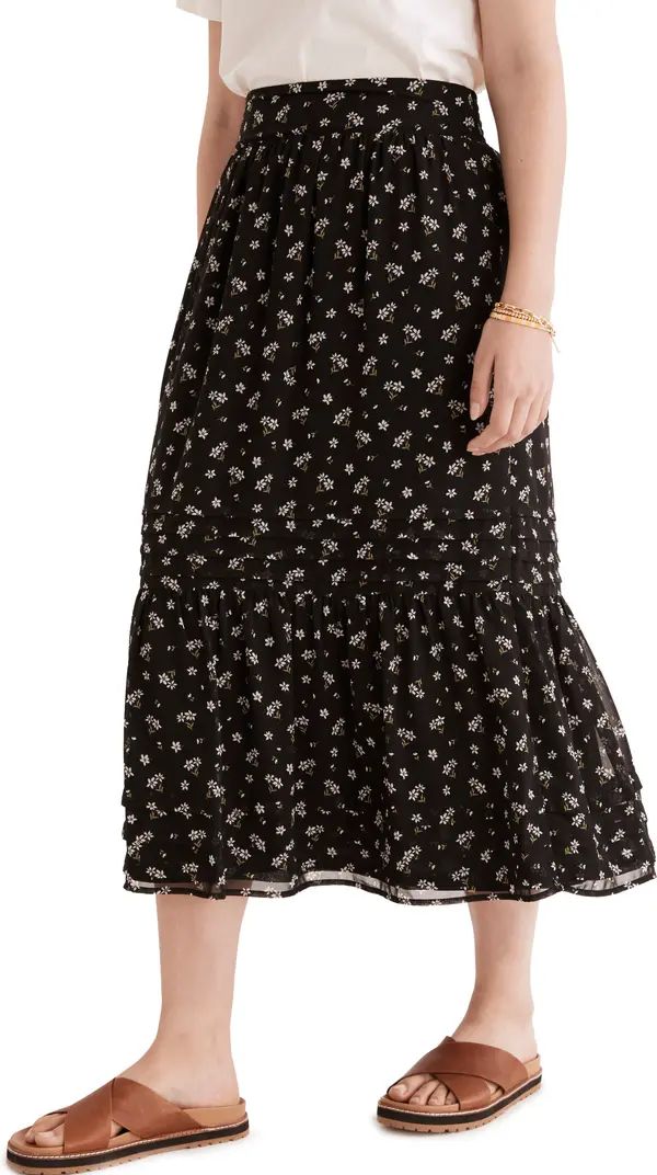 Kusama Tiered Pleated Maxi Skirt | Nordstrom