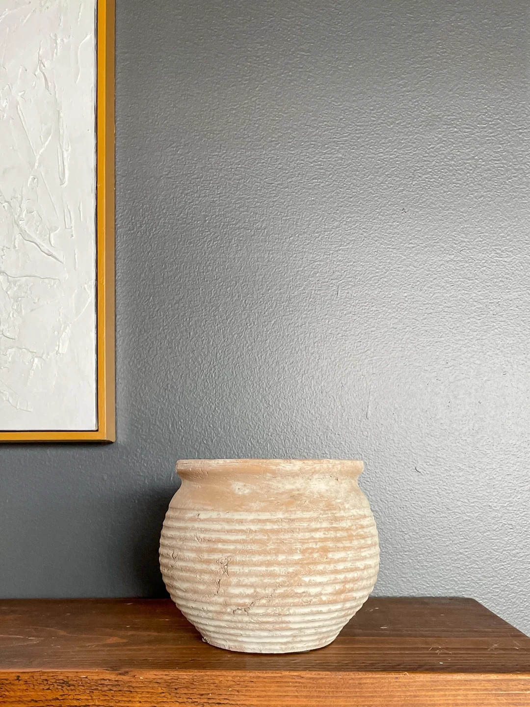 Lazio Planter, Rustic Vintage-Style Terracotta Pot with Aged Look, Light Clay Color, Mediterranea... | Etsy (US)