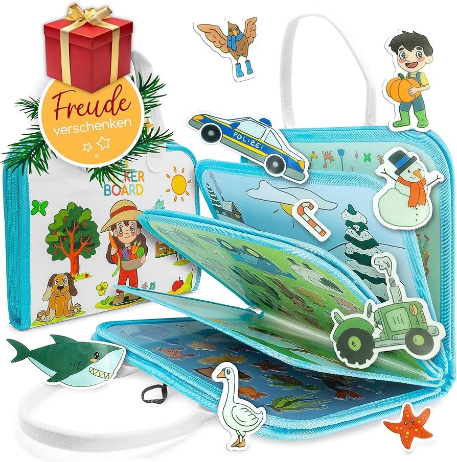 zoula kidz® Stickerbuch ab 3 Jahre - hochwertige, Wiederverwendbare Sticker ohne Klebstoff - Sti... | Amazon (DE)