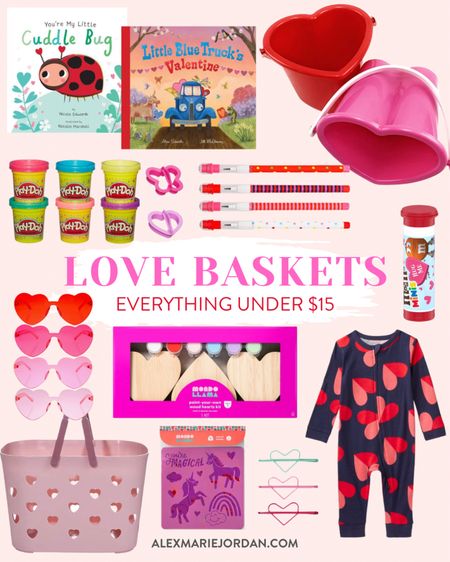 Love basket inspo! Treats, pjs, baskets, and valentines books to include in your kids’ valentine baskets! #valentinesday #lovebasket #valentinesbasket #amazonfinds #targetfinds

#LTKkids #LTKSeasonal