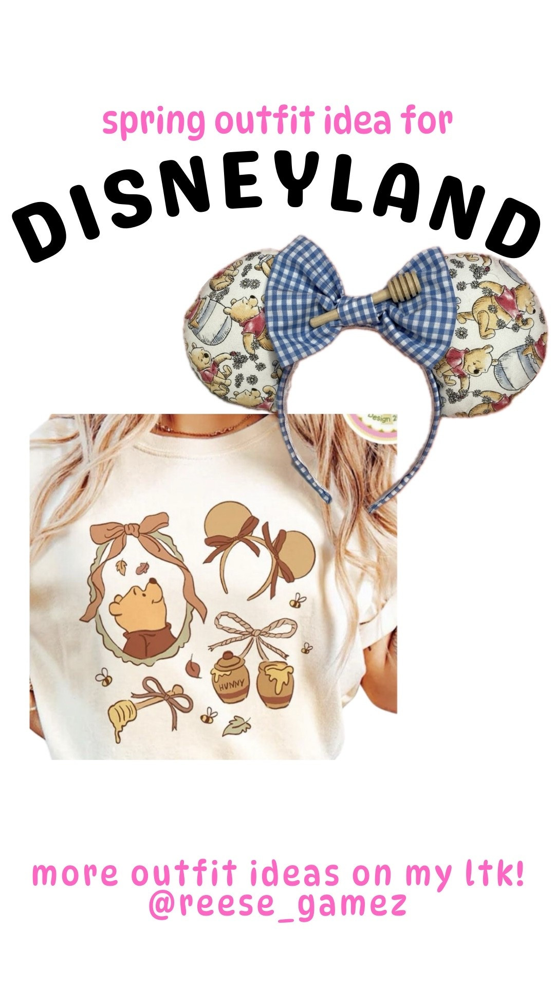 disney outfit, disneyland outfit, disney outfits, disneyland outfits, winnie the pooh outfit, mickey ears, minnie ears

#LTKSeasonal #LTKootd #LTKTravel