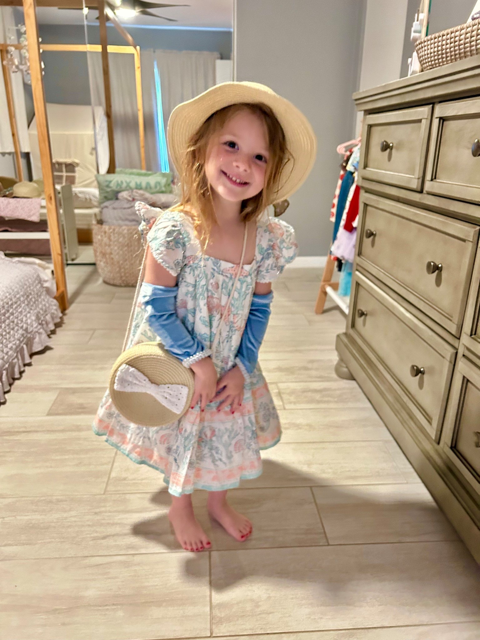 Miss Independent over here dressing herself, picking her faves from her Montessori-style wardrobe (yes, that straw hat was essential). Her big girl bed is low to the ground and juuust big enough for post-storytime mommy cuddles—and I wouldn’t have it any other way. Linking her cozy setup, our fave toddler-friendly clothes rack, and that hat she insists makes her ‘fancy.’”
#ToddlerStyle #MontessoriAtHome #GirlMomLife #LTKKids #MommyAndMeMoments

#LTKKids #LTKBaby #LTKFamily