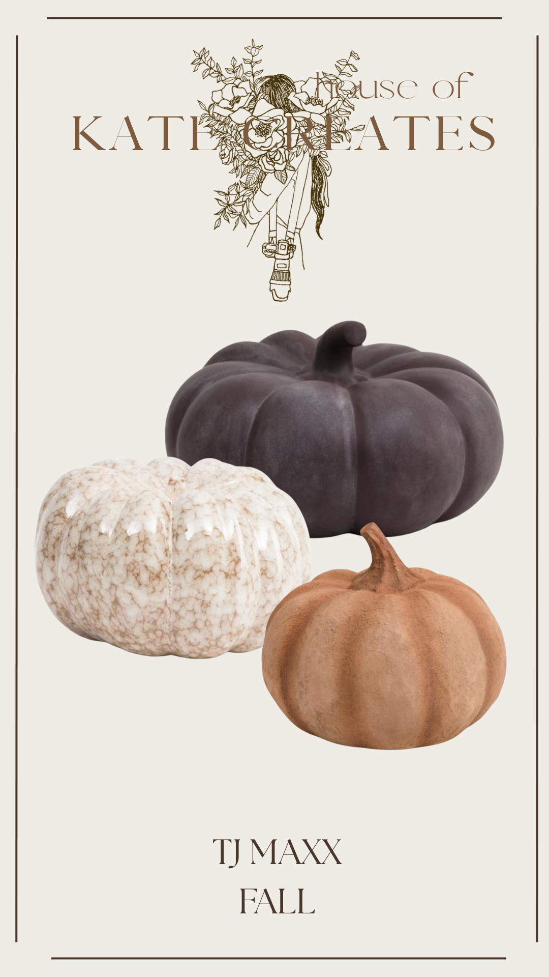 Great pumpkin decor options from TJ Maxx! Great quality for fall! fall home decor, fall decor, fall, pumpkin, pumpkindecor 

 #LTKSeasonal #LTKHome