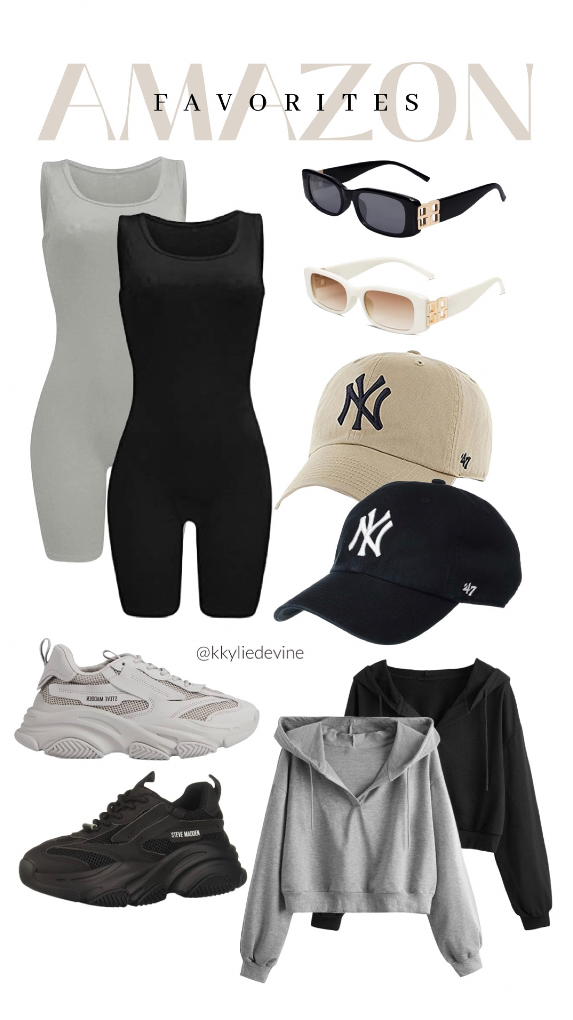 Amazon favorites grey and black🖤 shop these items below☁️ Amazon favorites, favorites from Amazon, Amazon must haves 

#LTKFind #LTKfit #LTKU