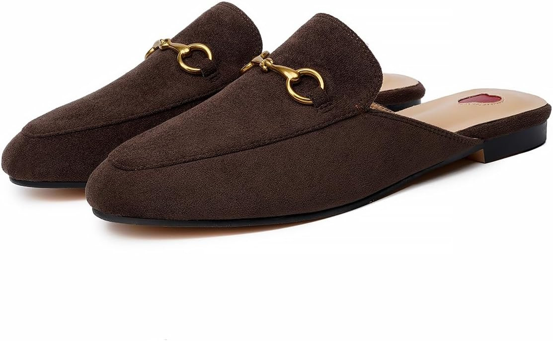 Vertundy Mules for Women Slip On Backless Loafers Flats for Work and Casual | Amazon (US)