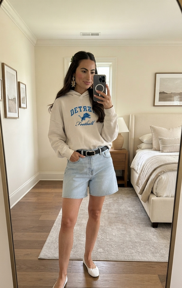 The cutest Detroit football piece for Lions game day, tailgating, Ford Field, watch parties, and football Sundays! Such an easy way to get the Detroit Lions game day look while still keeping it cute and wearable. #DetroitFootball #DetroitLions #LionsGameDay #DetroitLionsOutfit #LionsOutfit #DetroitLionsApparel #LionsApparel #OnePride #FordField #FordFieldOutfit #DetroitGameDay #GameDayOutfit #FootballOutfit #FootballSunday #NFLStyle #NFLGameDay #TailgateOutfit #DetroitStyle #MichiganStyle #LTKStyle #LTKFinds 

 
