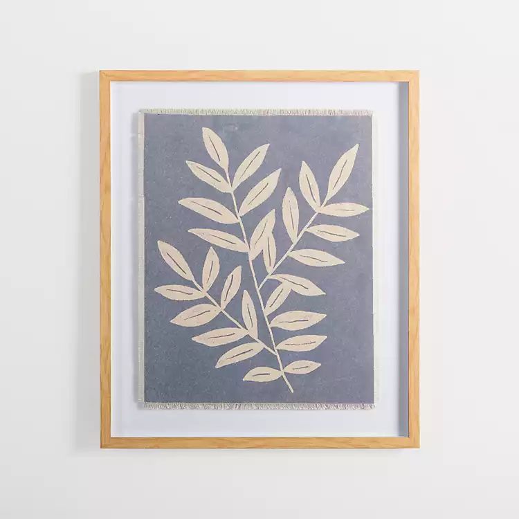 New! Blue Spring Foliage Framed Art Print | Kirkland's Home