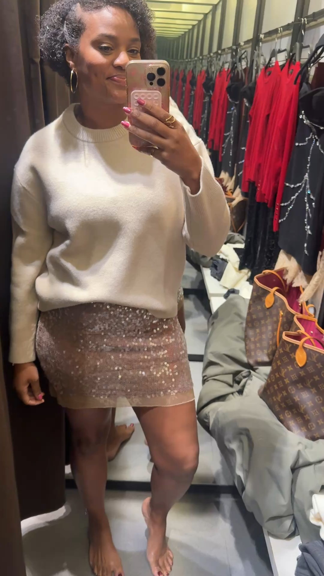 In love!! The shades, the fabric! I’m obsessed with this look for Christmas parties or new years! Grab it now before it sells out. The softest + high quality sweater with a sequin mini skirt! Stop! 🔥🔥🔥




Midsize fashion, Zara outfits, party outfits, date night looks, holiday looks, holiday fashion 

#LTKHoliday #LTKOver40 #LTKMidsize