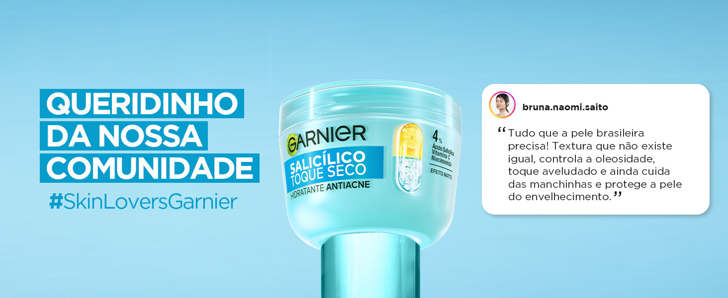 Garnier Uniform & Matte Hidratante Facial Toque Seco Antiacne 85 G | Amazon (BR)