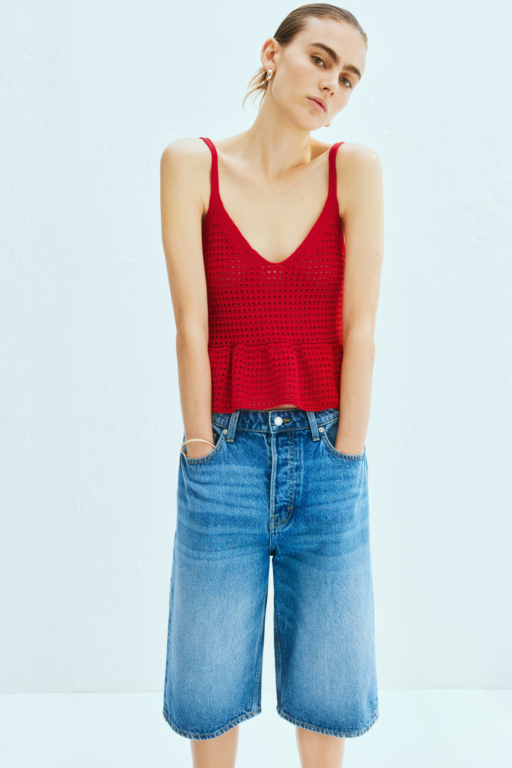 Crochet-Look Strappy Top | H&M (US + CA)
