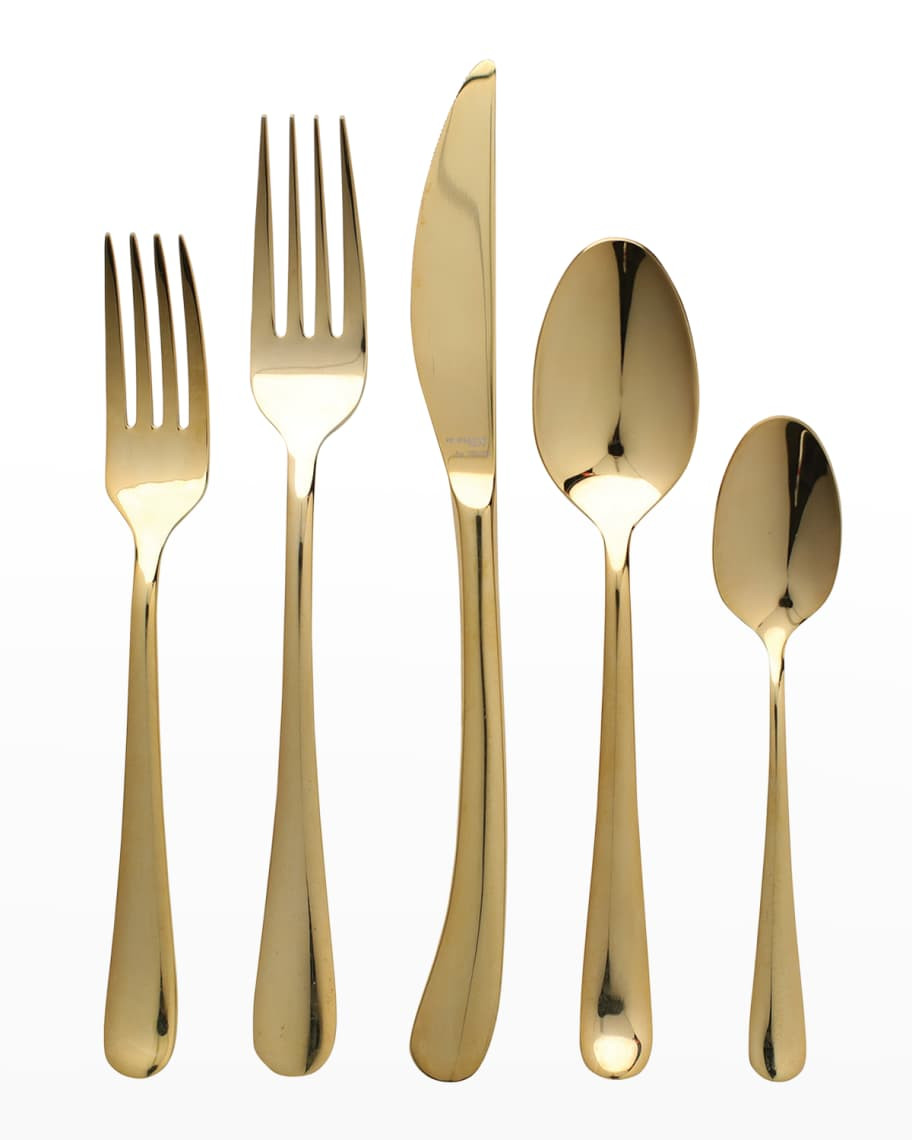 Vietri Settimocielo Oro Five-Piece Place Setting Set | Neiman Marcus
