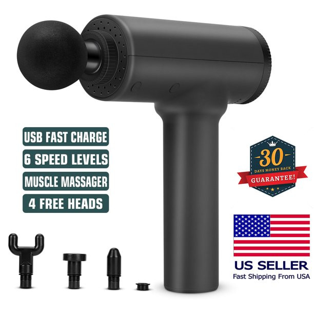 EZ Rub Massage gun, deep tissue percussion muscle massager,  handheld pain relief massager, porta... | Walmart (US)