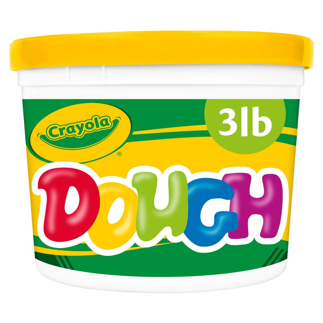 Crayola Dough - Yellow (3lb), Bulk Modeling Dough for Kids, Clay Alternative, Resealable Tub, Age... | Amazon (US)