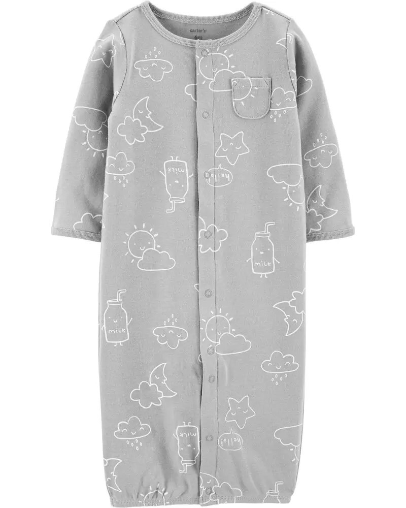 3-Piece Take-Me-Home Converter Gown Set | Carter's