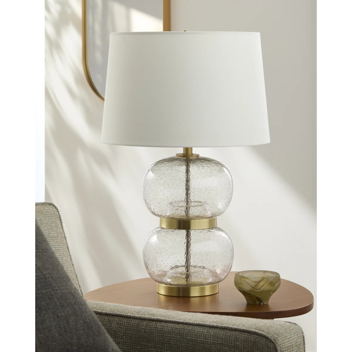 26.75" H Glass Table Lamp | Wayfair North America