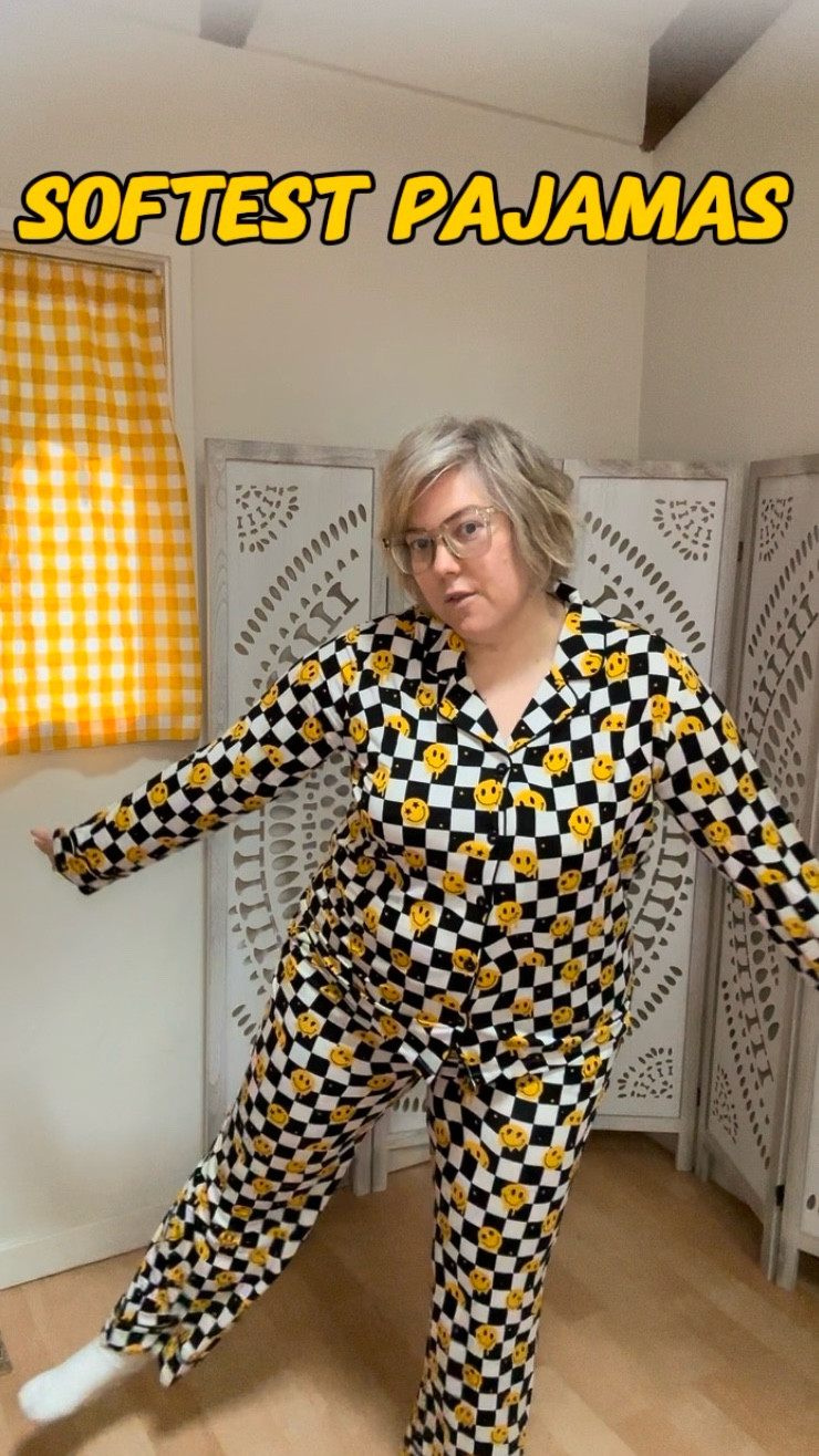 Love these buttery soft PJS and such cute designs! #midsizefashion 

#LTKPlusSize #LTKSaleAlert #LTKMidsize