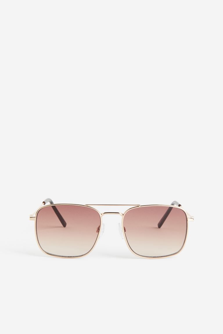 Sunglasses - Gold-colored/brown - Men | H&M US | H&M (US + CA)
