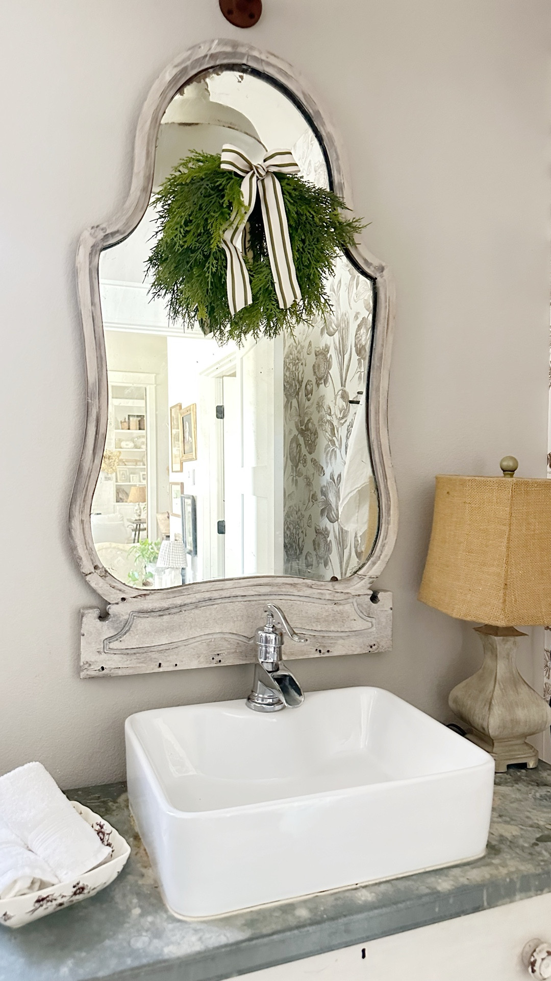 I found these cute mini wreaths a few days ago and can’t wait to use them in my Christmas decor this year.

I didn’t love the ribbon that was on them, so I replaced it with a different ribbon that works better with my decor.

These would be so cute on a cabinet, a mirror, on the back of a chair, in a bookcase, etc. 

The price is very reasonable and I’m sure they will sell out quickly, so grab some while they’re still in stock. 

#LTKFindsUnder50 #LTKHome #LTKSeasonal