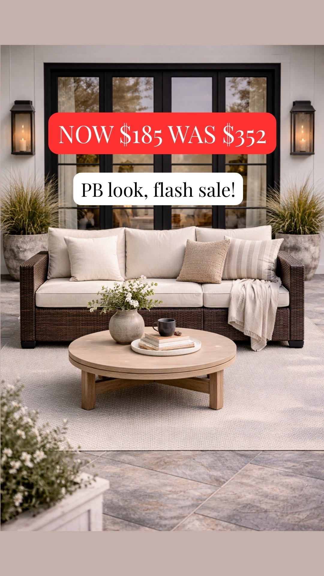 This has to be a mistake! Insane price for this outdoor sofa!!