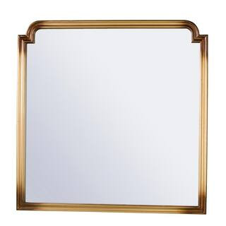 Southern Enterprises Medium Rectangle Gold Classic Mirror (36.25 in. H x 36 in. W) HD597164 | The Home Depot