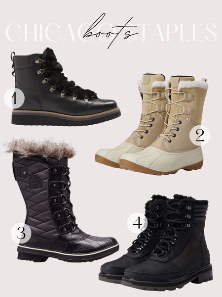 Chicago Staples Boots - Winter Boots - Boots for Cold Weather - Winter Staples - Cold Weather Boots 

#LTKstyletip #LTKHoliday #LTKSeasonal