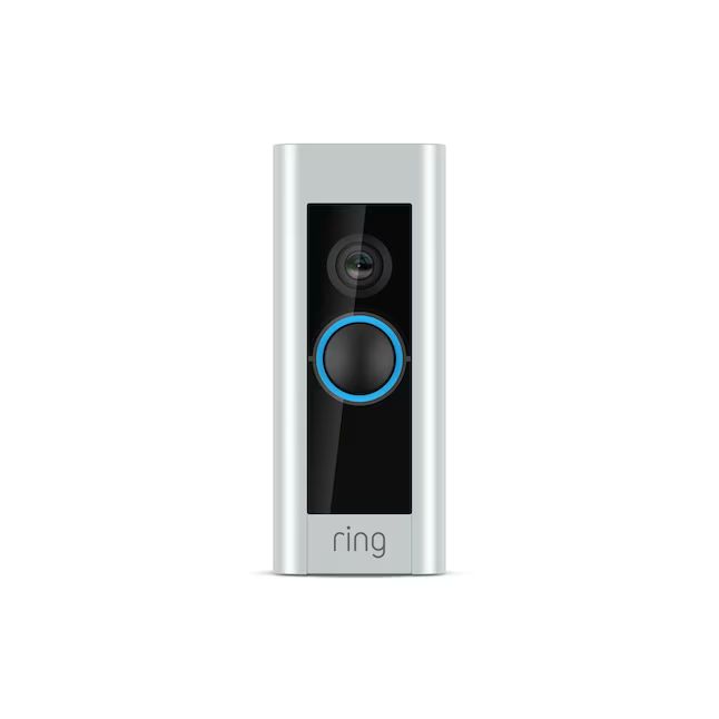 Ring Wired Doorbell Plus - Smart WiFi Video Doorbell Camera with Color Video Previews, Night Visi... | Lowe's