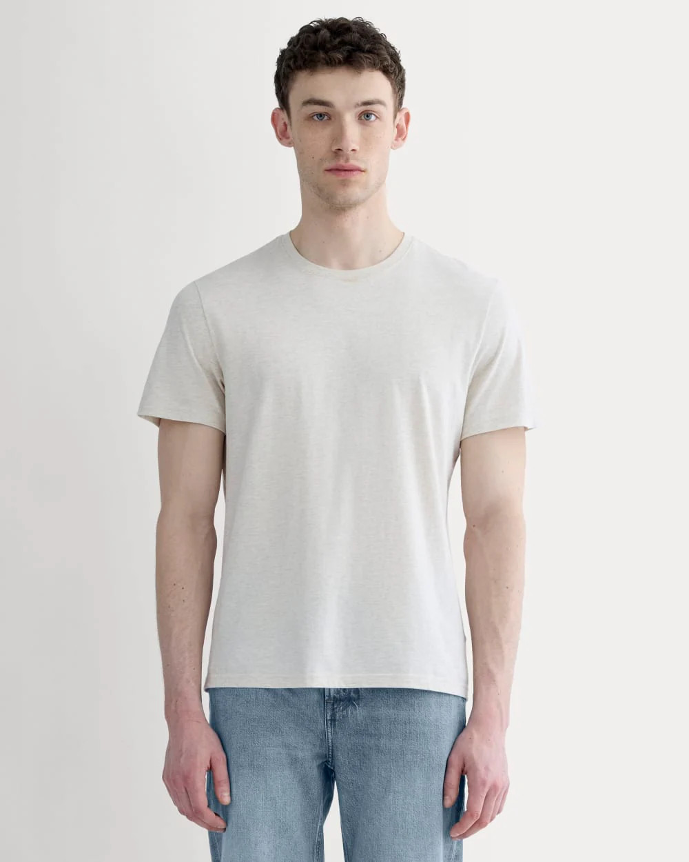 The Essential Organic Crew | White | Everlane