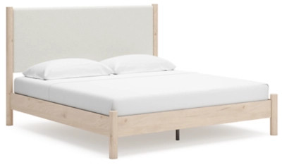 Cadmori Queen Upholstered Panel Bed | Ashley Homestore