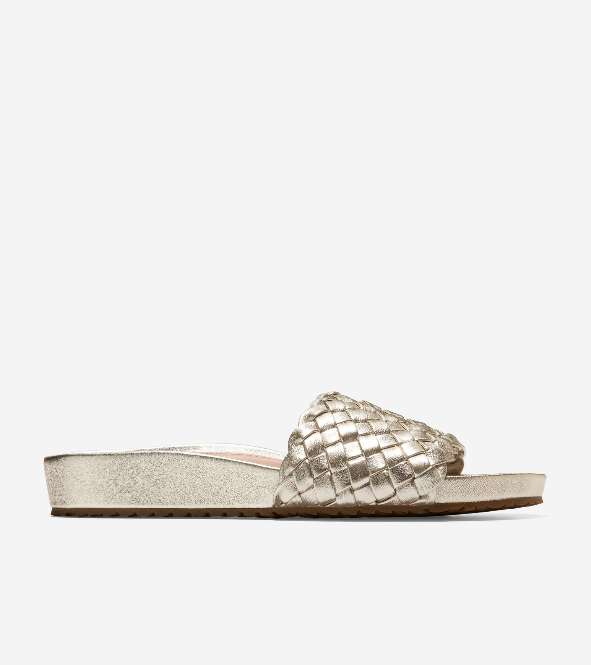 Women's Mojave Slide Sandal in Gold | Cole Haan | Cole Haan (US)