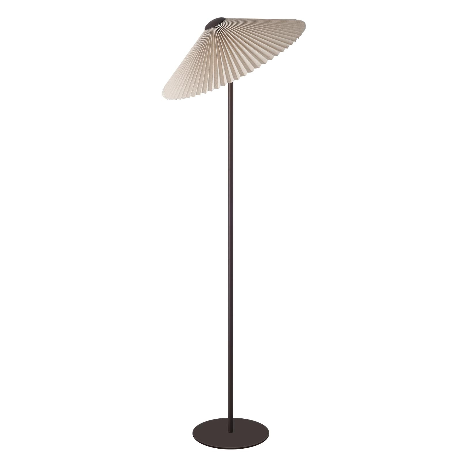 KUNJOULAM Pleated Floor Lamp, Pole Floor Lamps, Simple Design Tall Lamp with Fabric Lampshade, St... | Amazon (US)