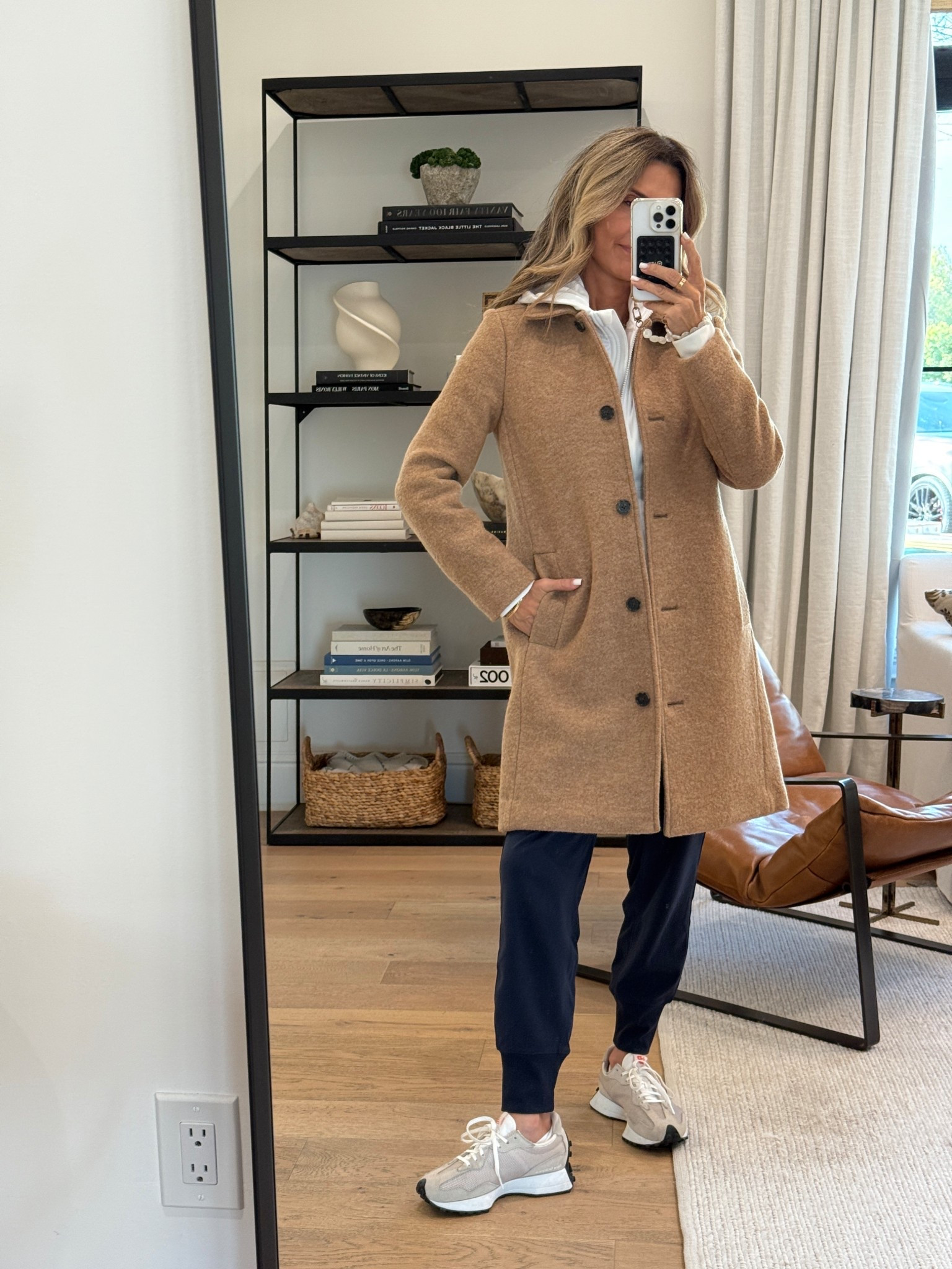 Boiled wool coat is gorgeous. On sake now-30% off plus additional 10% with the J.Crew card. Wearing a 2. 


#LTKOver40 #LTKSaleAlert #LTKStyleTip